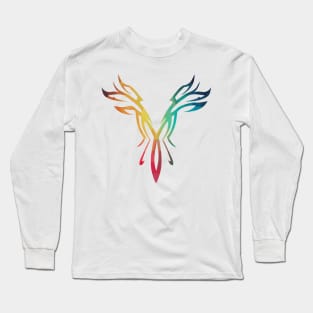 Rainbow tribal tattoo Long Sleeve T-Shirt